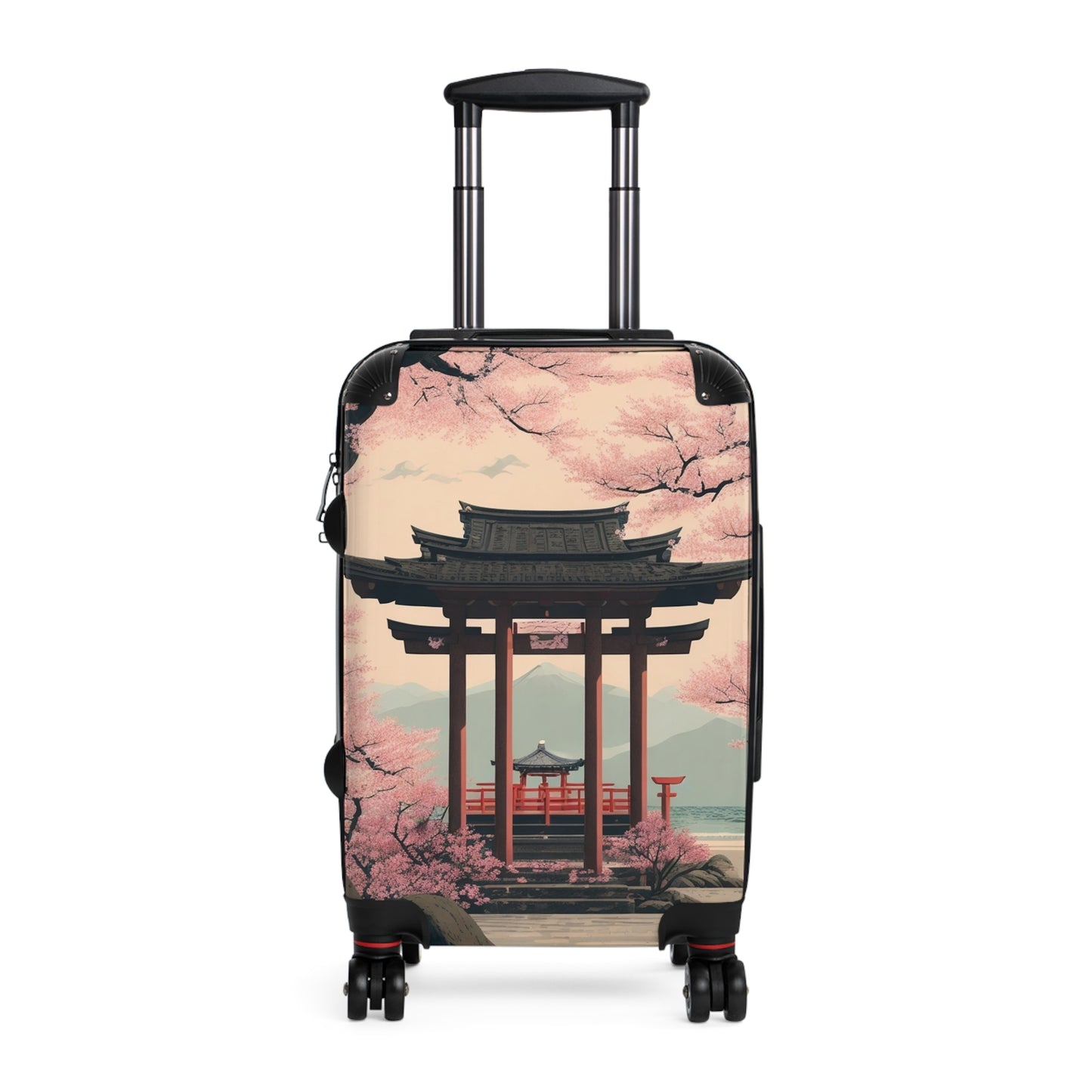 Shinto Shrine Semi Realism Suitcase