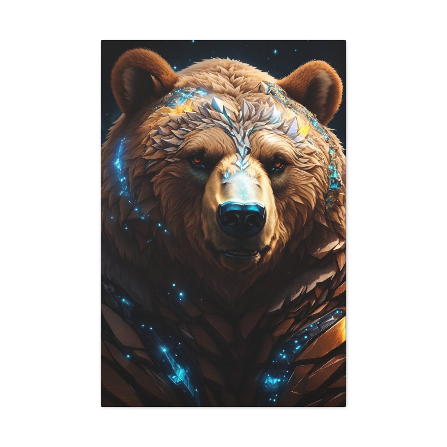 Bear Illustration Canvas