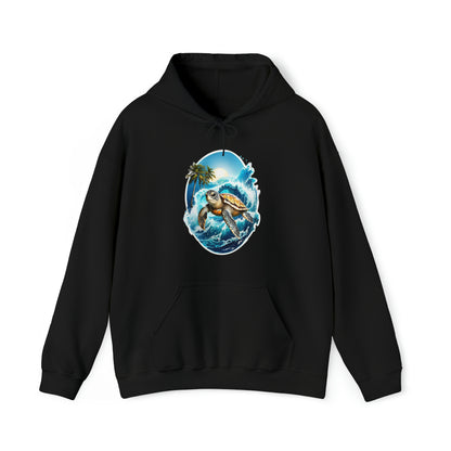 Turtle Sticker Art Hoodie