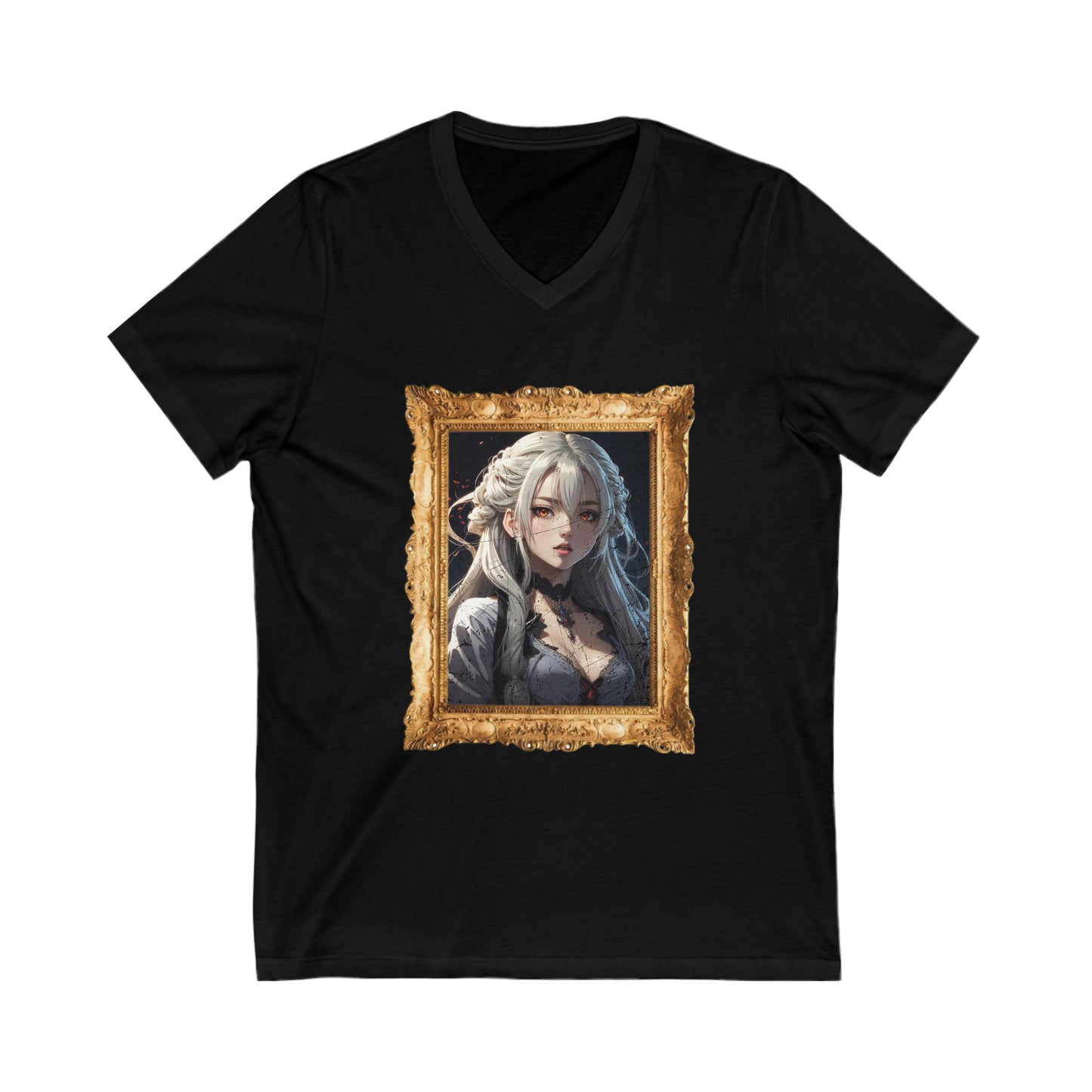 Halloween Manga Vampire V-Neck Shirt