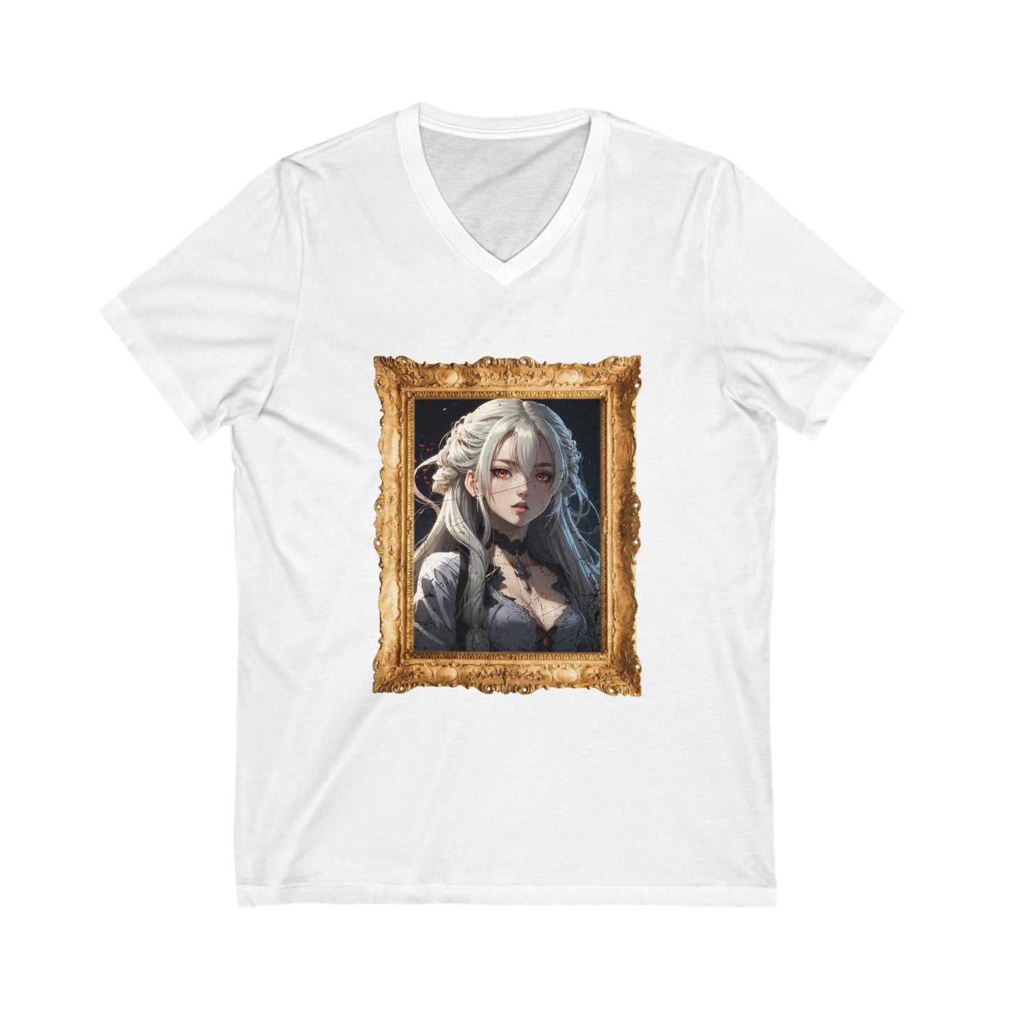 Halloween Manga Vampire V-Neck Shirt