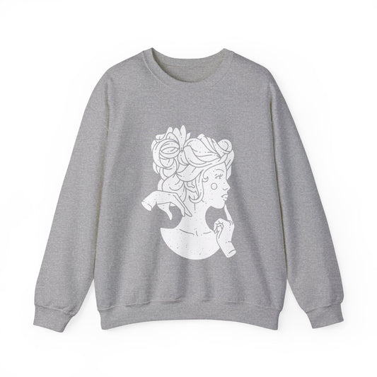 White Fantasy Girl Sweatshirt