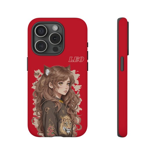 Zodiac Leo Manga Girl Phone Case