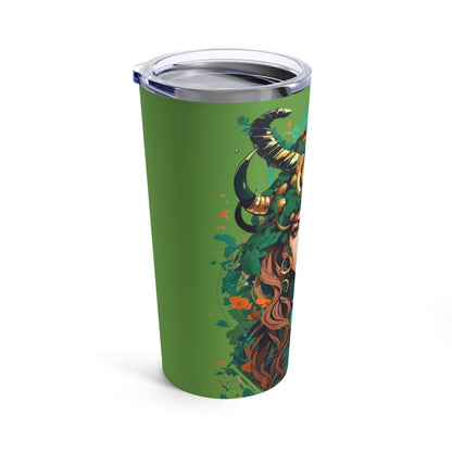 Zodiac Taurus Manga Girl Tumbler