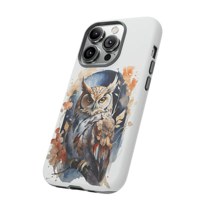 Owl Watercoloring Phone Case