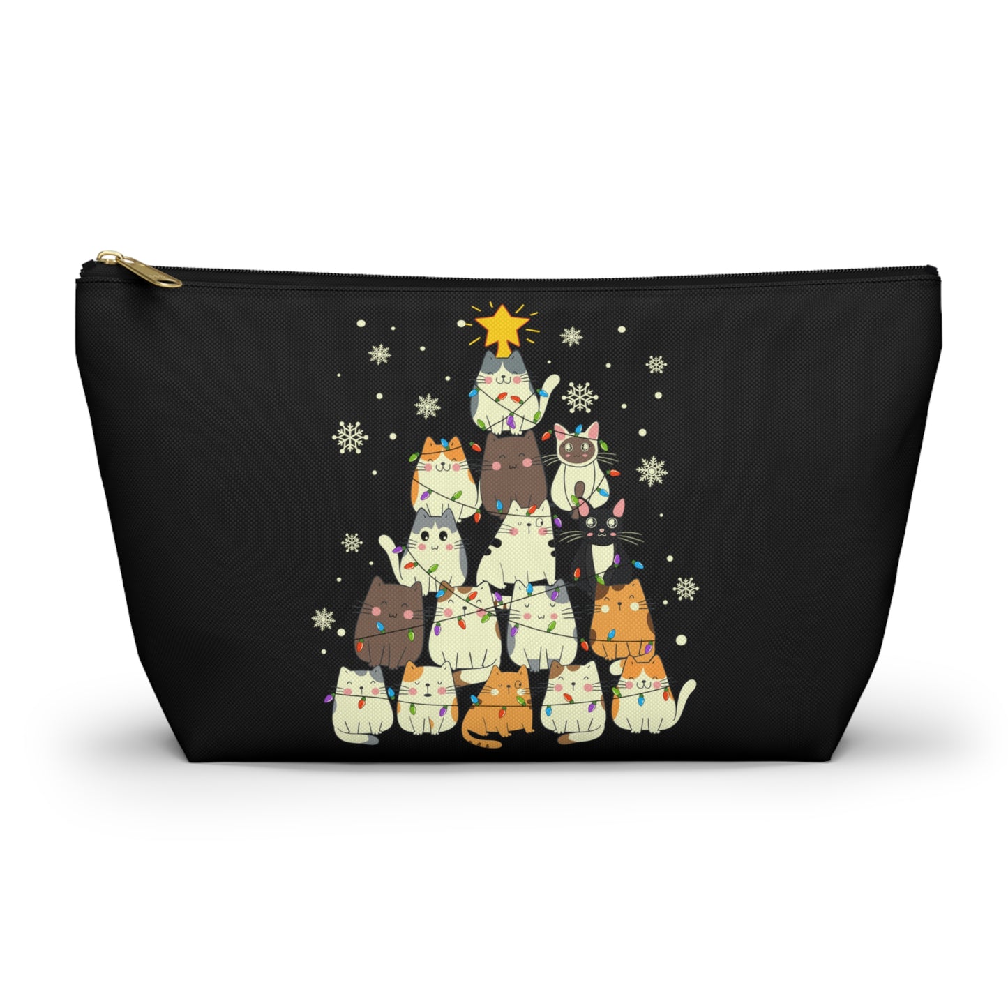 Christmas Cat Tree Toiletry Pouch