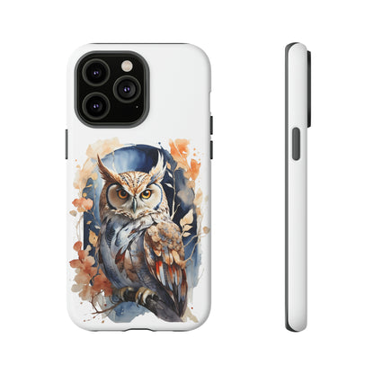 Owl Watercoloring Phone Case