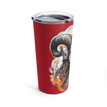 Zodiac Aries Manga Girl Tumbler