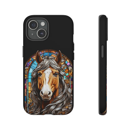 Horse Stained Glass Phone Case