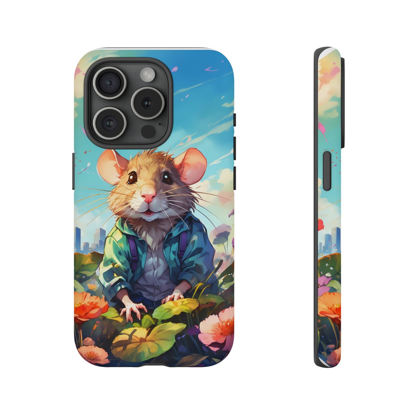 Rat Watercoloring Phone Case