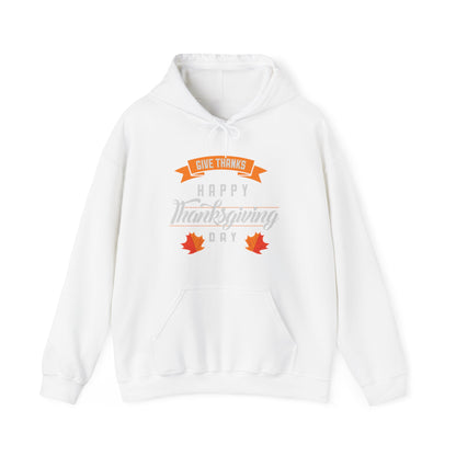 Give Thanks Happy Thanksgiving Day Hoodie