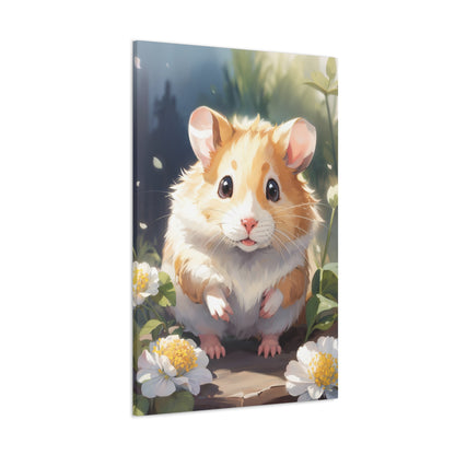 Hamster Watercoloring Canvas