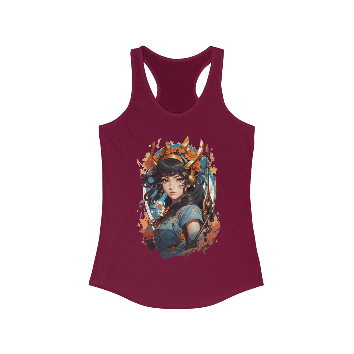 Zodiac Sagittarius Manga Girl Tank Top