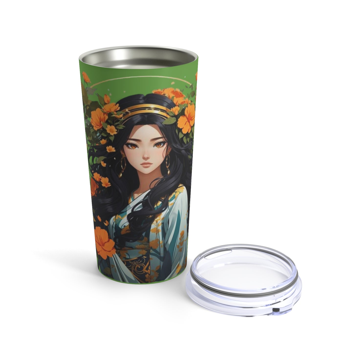 Zodiac Virgo Manga Girl Tumbler