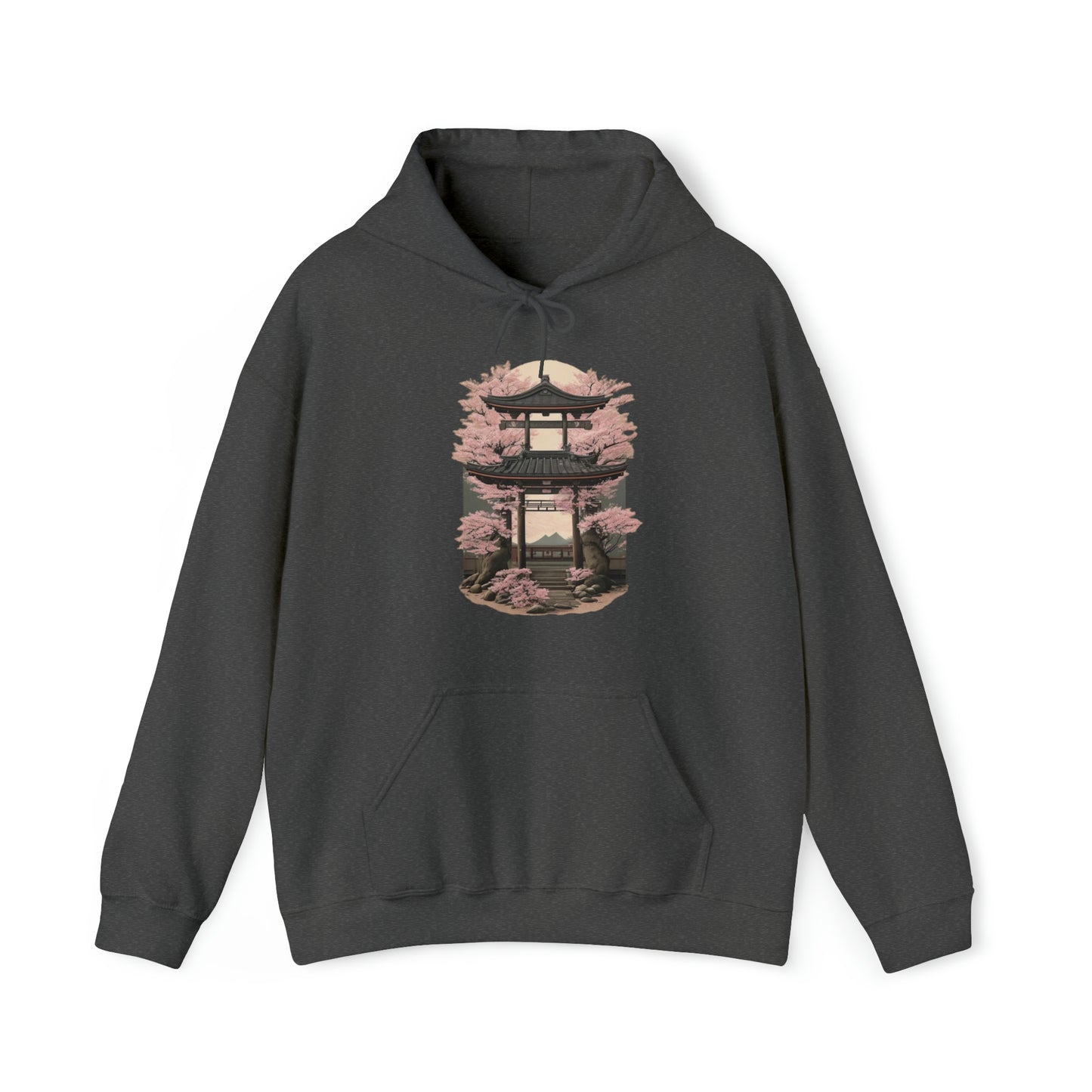 Shinto Shrine Semi Realism Hoodie