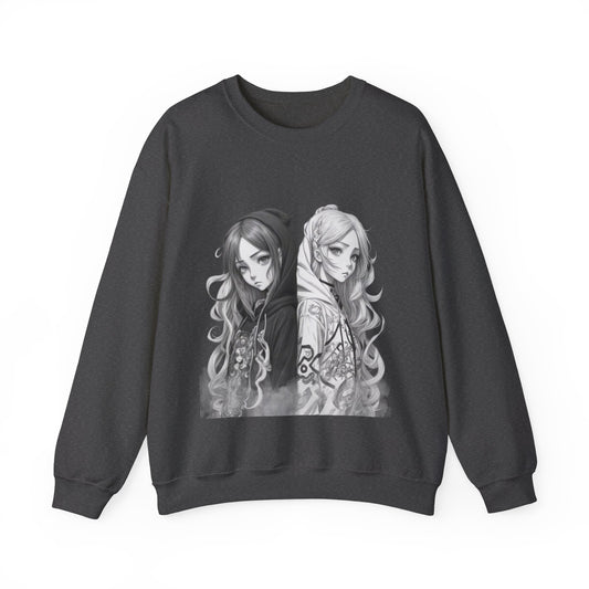 Zodiac Gemini Manga Girls Sweatshirt