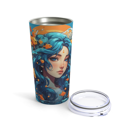 Zodiac Pisces Manga Girl Tumbler