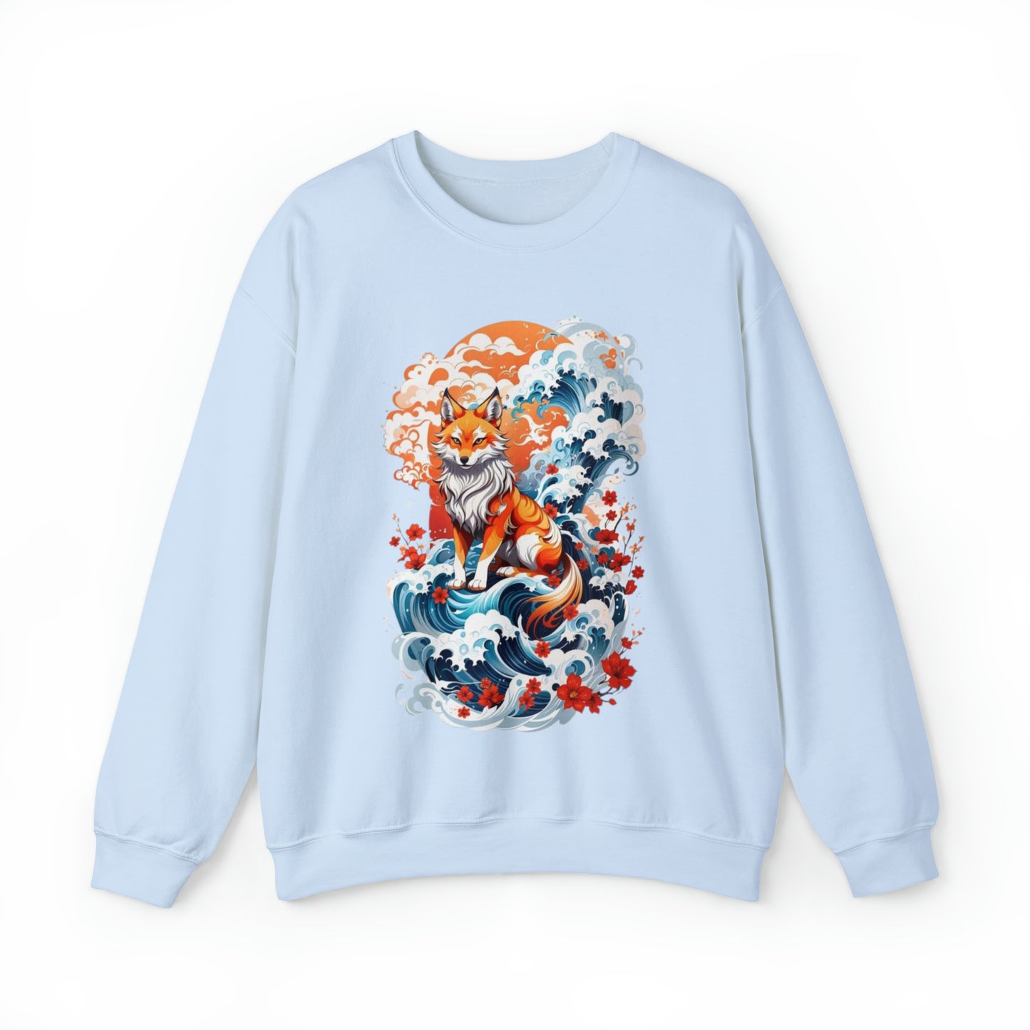 Kitsune: The Fox Neo Traditional Sweatshirt