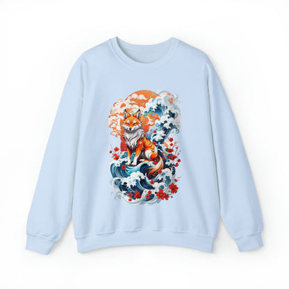 Kitsune: The Fox Neo Traditional Sweatshirt