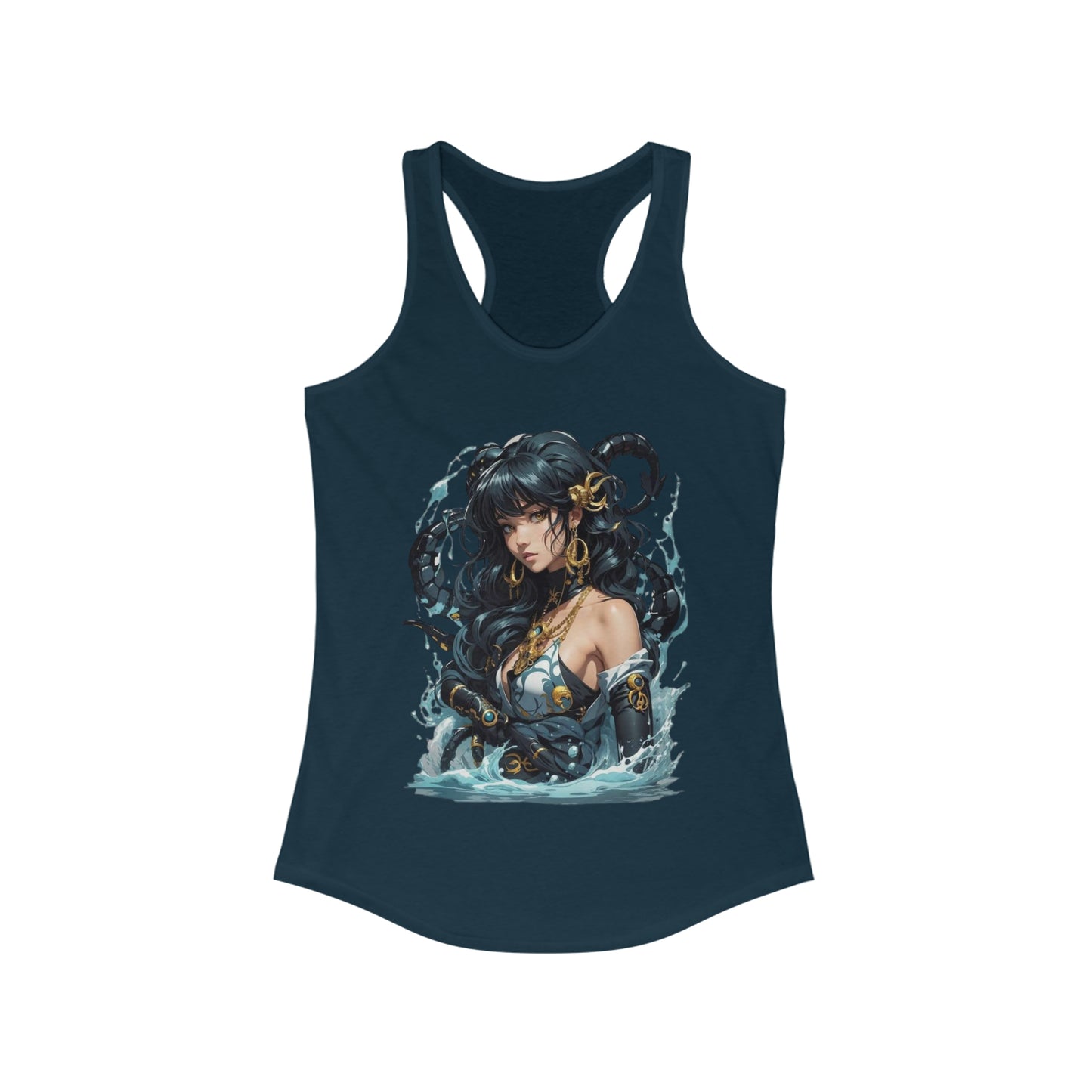 Zodiac Scorpio Manga Girl Tank Top