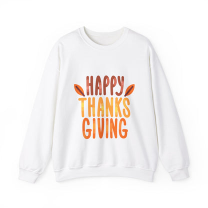 Leaf Happy Thanksgiving Sweatshirt