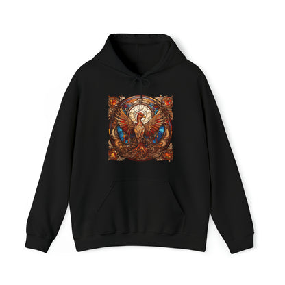 Hōō: The Phoenix Stained Glass Hoodie