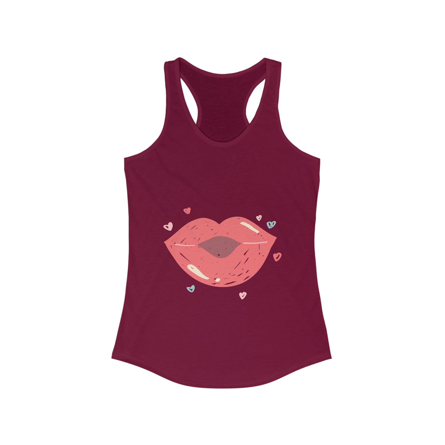 Kiss With Little Hearts Tank Top