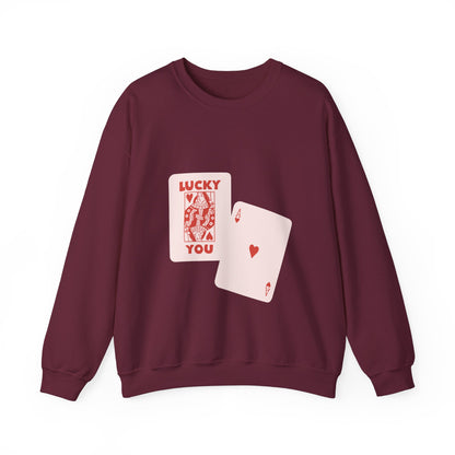 Queen Heart Lucky You Sweatshirt