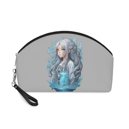 Zodiac Aquarius Manga Girl Makeup Bag