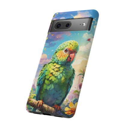 Parakeet Semi Realism Phone Case