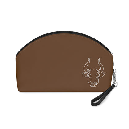 Zodiac Taurus Manga Girl Makeup Bag