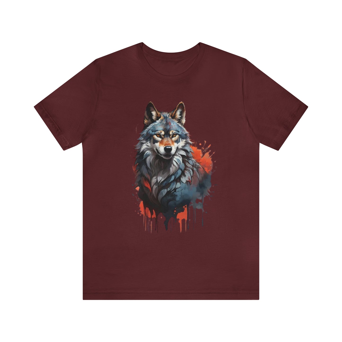 Wolf Splatter Art Shirt