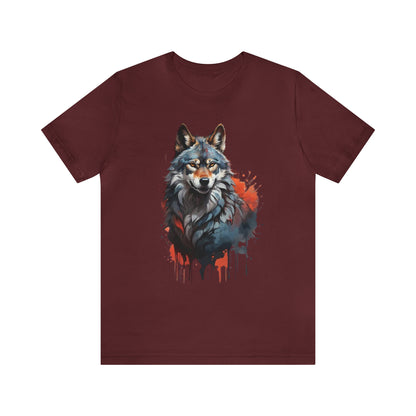 Wolf Splatter Art Shirt