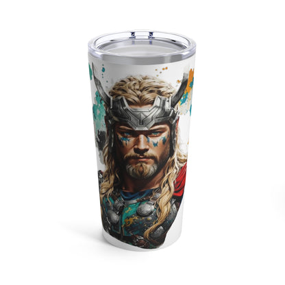 Thor Splatter Art Tumbler