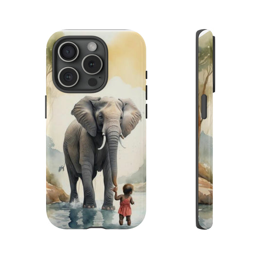 Elephant Watercoloring Phone Case