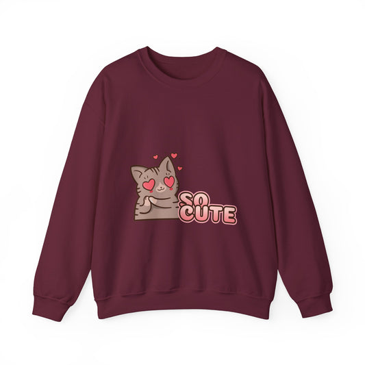 Cat So Cute Sweatshirt