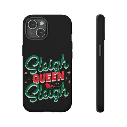 Christmas Sleigh Queen Quote Phone Case