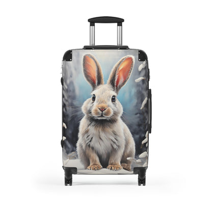 Bunny Acrylic Painting Suitcase