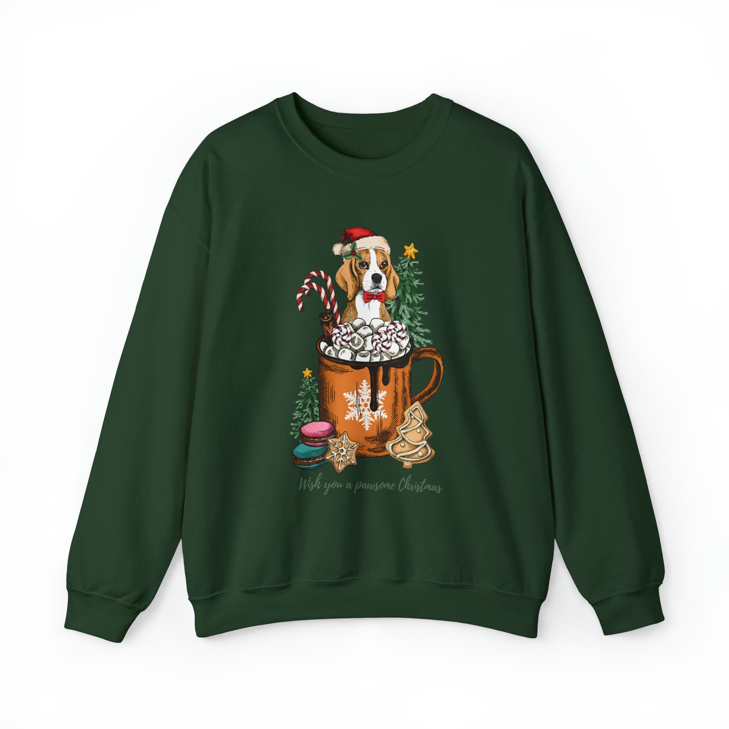 Christmas Pawsome Quote Sweatshirt