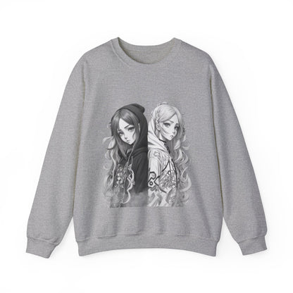 Zodiac Gemini Manga Girls Sweatshirt