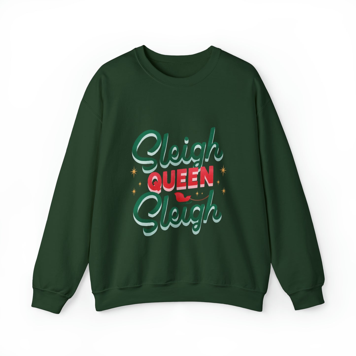 Christmas Sleigh Queen Quote Sweatshirt