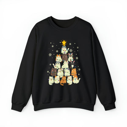 Christmas Cat Tree Sweatshirt