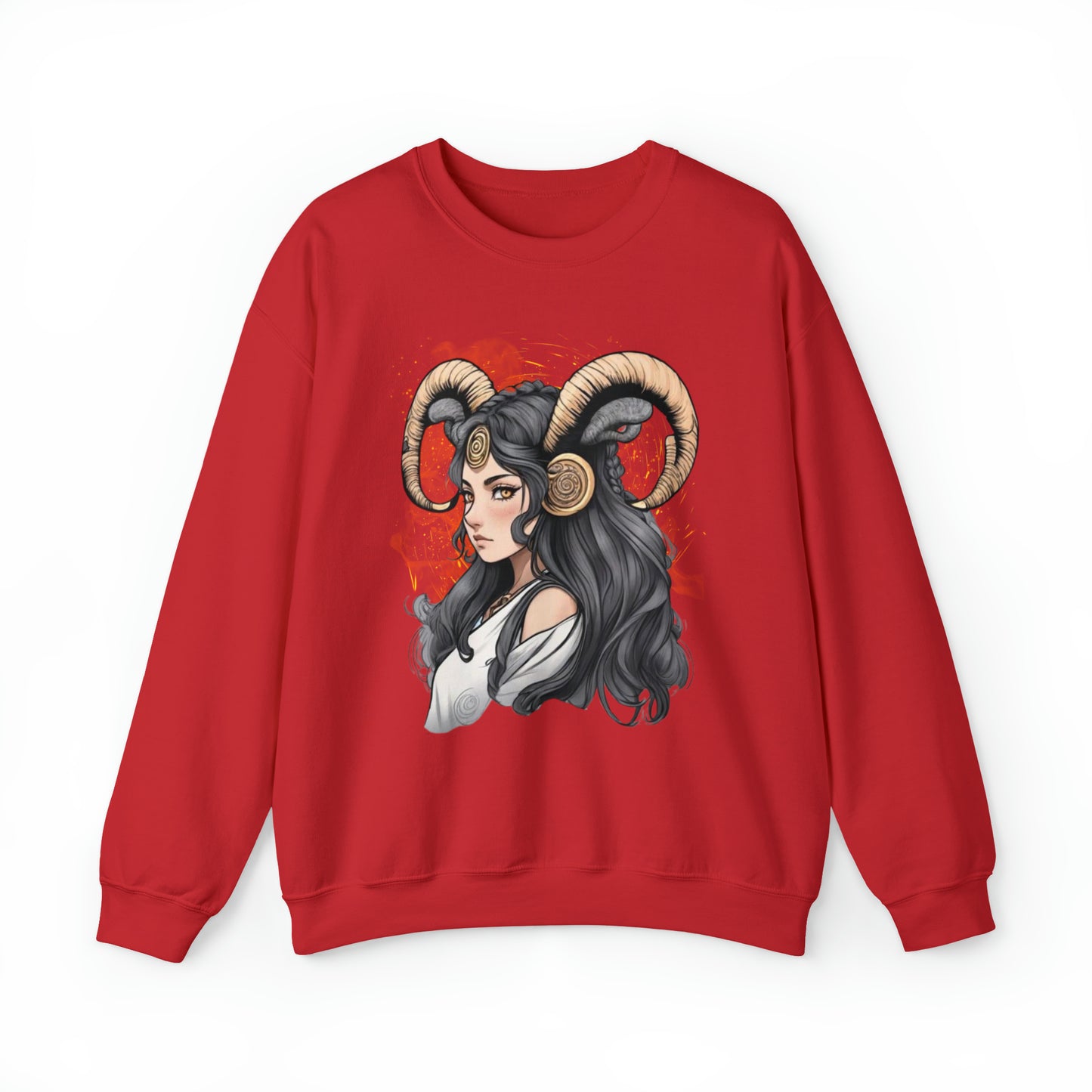 Zodiac Aries Manga Girl Sweatshirt