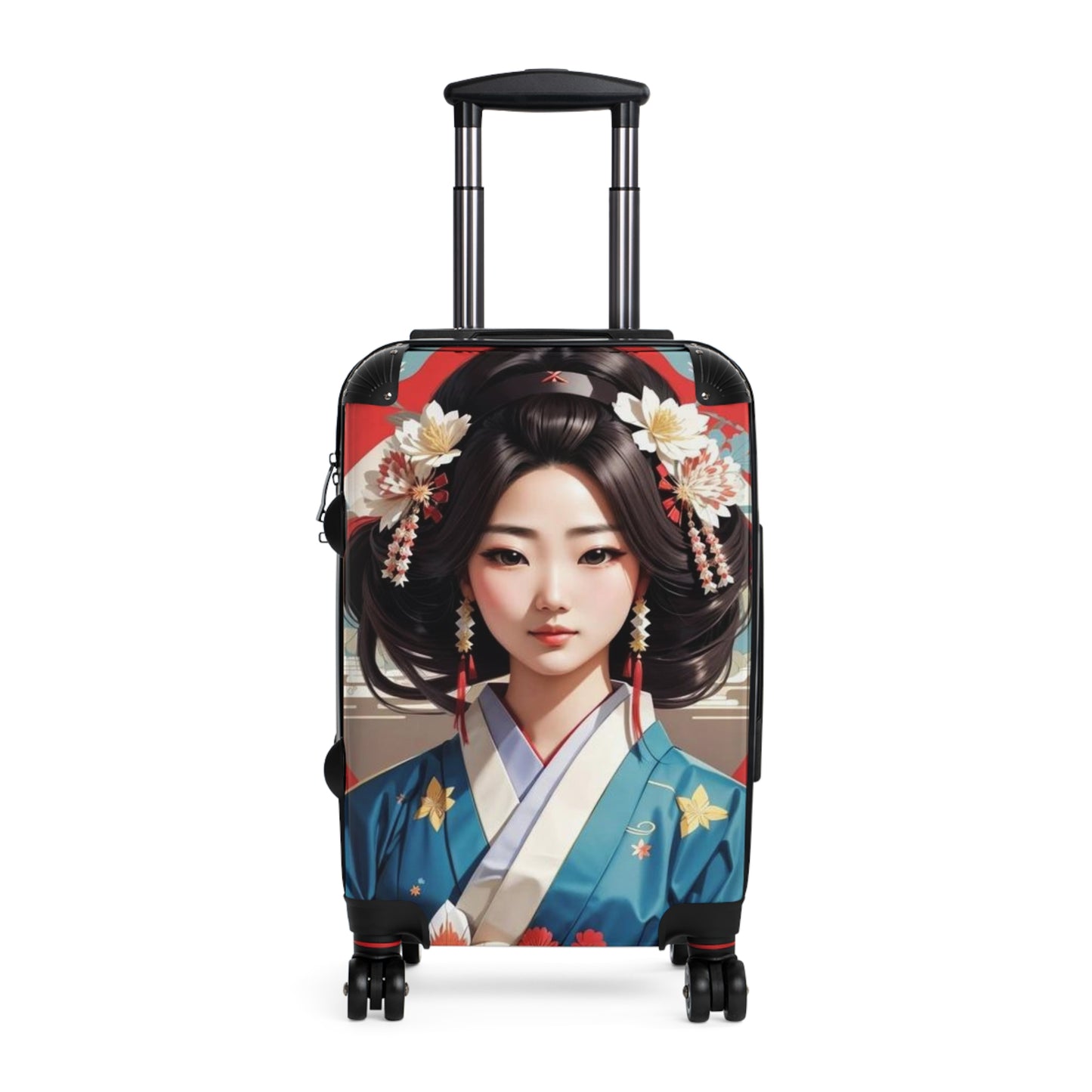 Kimono Illustration Suitcase