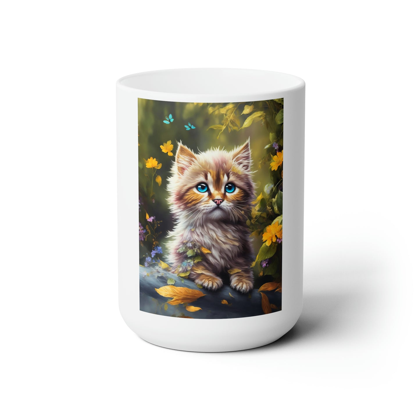 Cat Acrylic Painting Mug