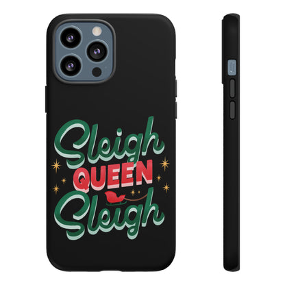 Christmas Sleigh Queen Quote Phone Case