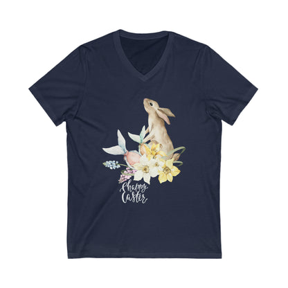 Happy Easter Bunny V-Neck Shirt