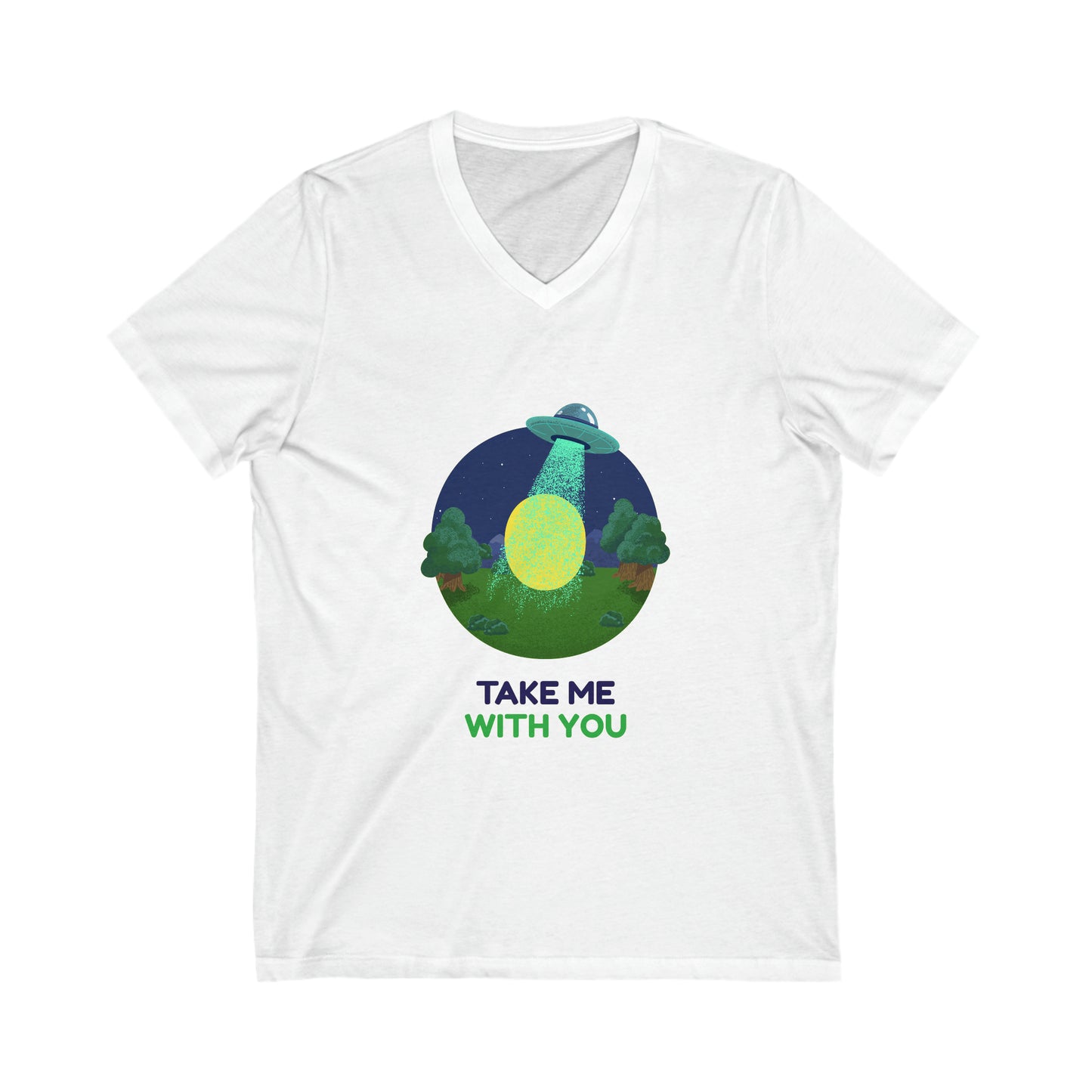 Alien Take Me With You V-Neck Shirt