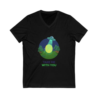 Alien Take Me With You V-Neck Shirt