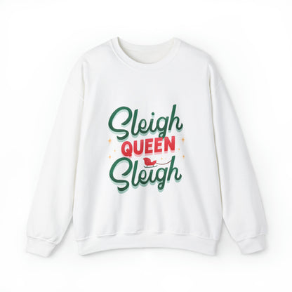 Christmas Sleigh Queen Quote Sweatshirt